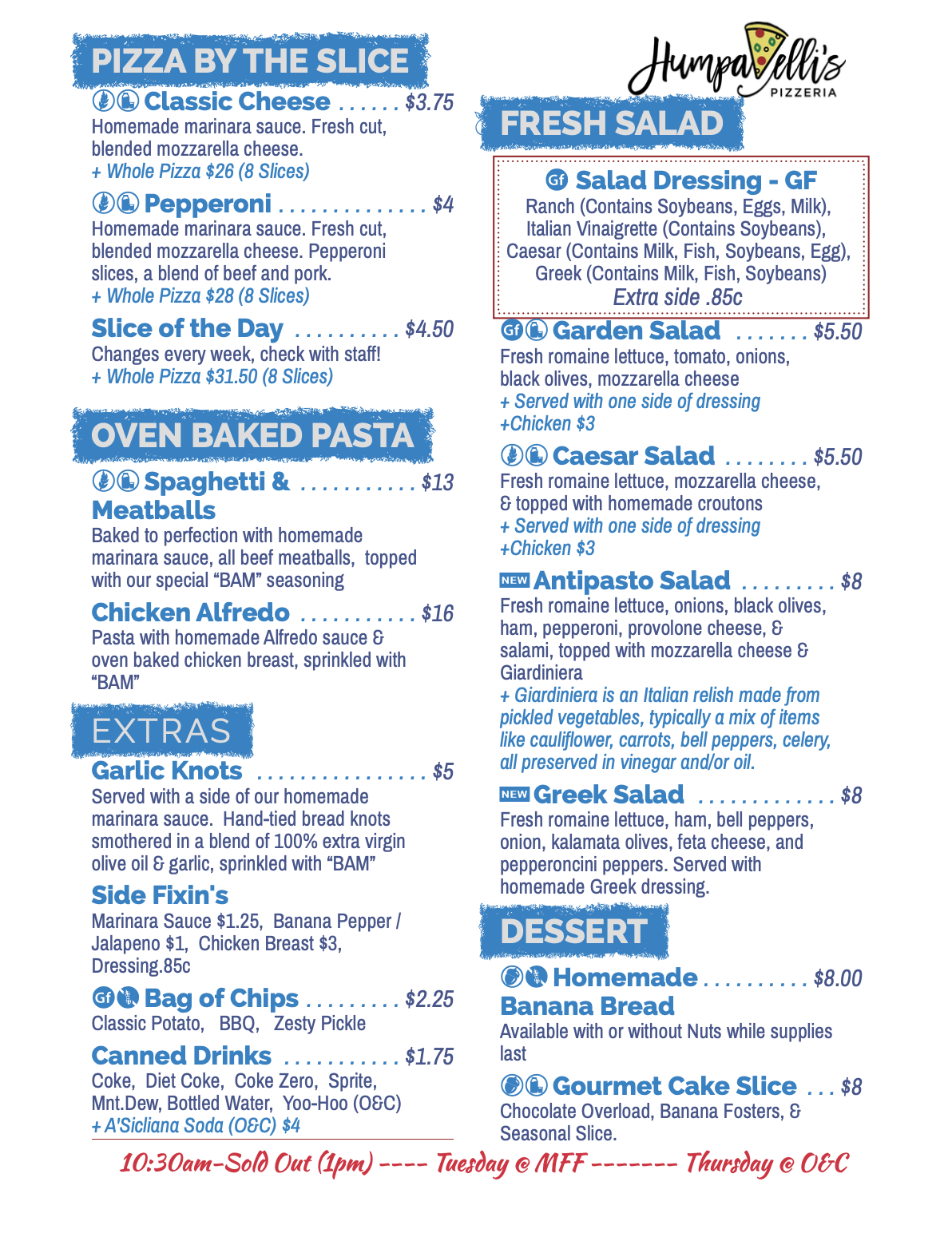 Kennedy Space Center Dining – Authentic New York Style Hand Tossed
